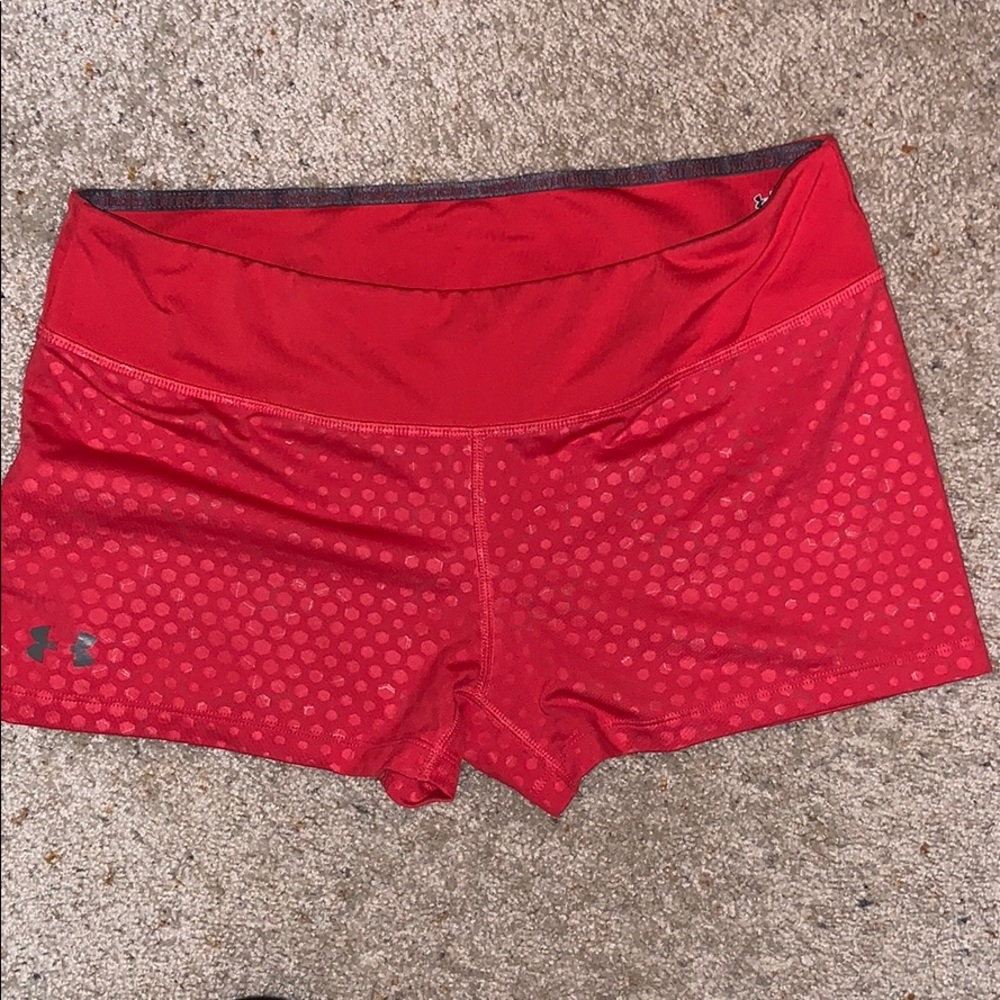 Red Under Armour Spandex